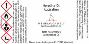 Nerolina-Flaschenlabel