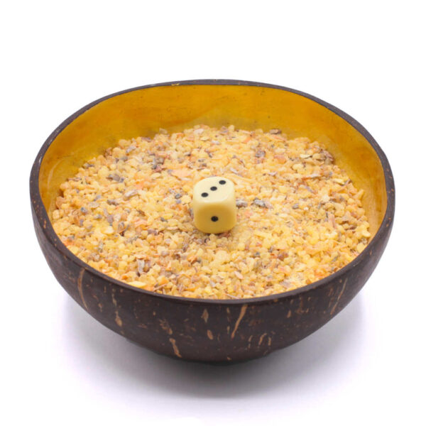 Weihrauch Sand mit Würfel