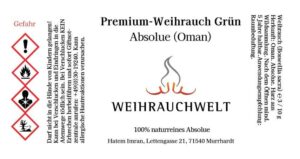 Weirauch Gruen Absolue Label
